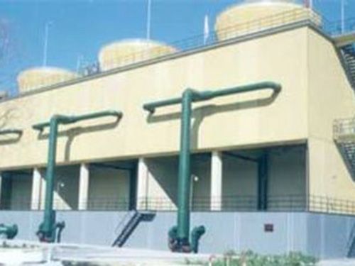 混凝土框架逆流式玻璃鋼冷卻塔